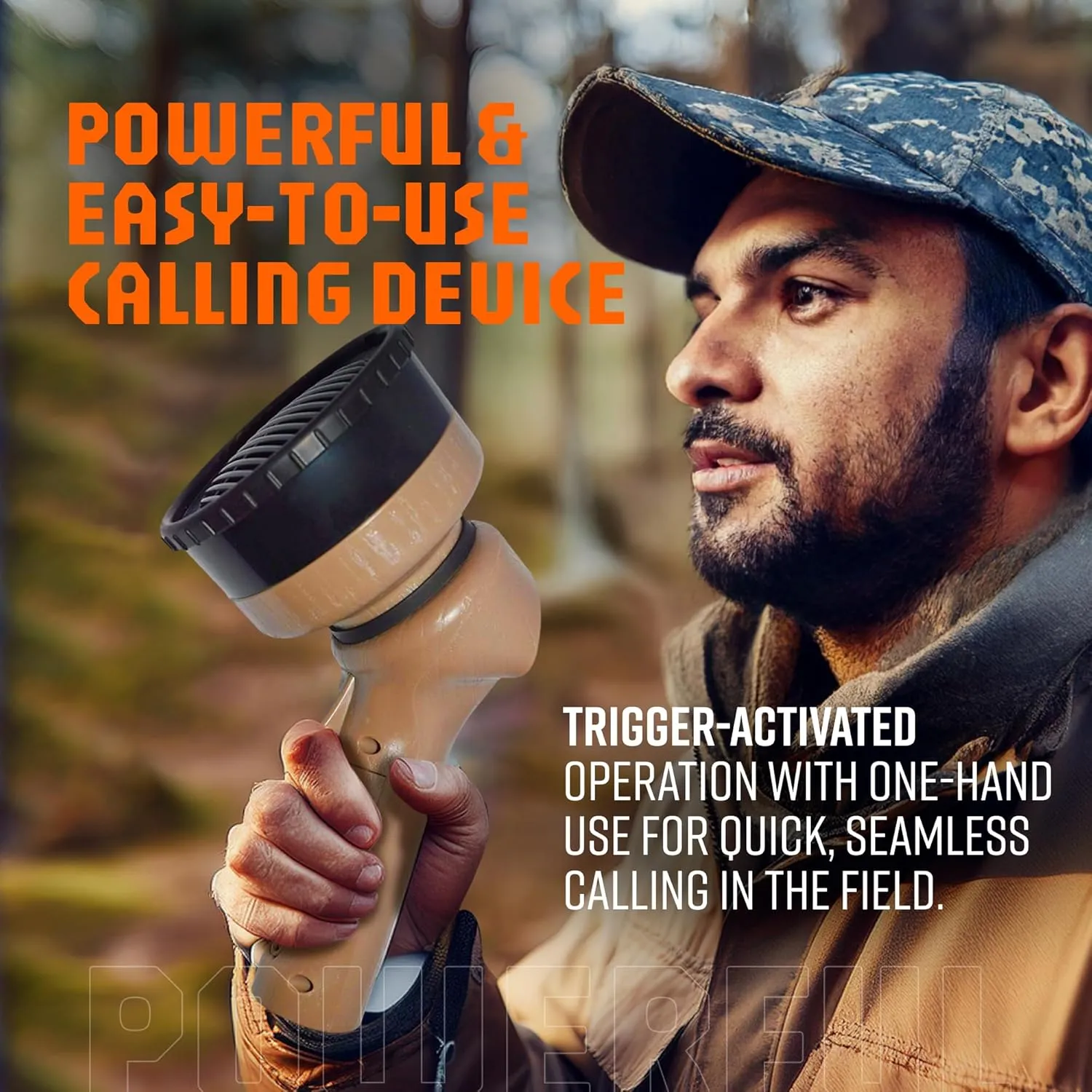 Cass Creek Mega Amp 20X Call, Loudest Handheld Electronic Hunting Caller, 120  dB Directional Sound, 20 Authentic Calls, Weather-Resistant, Compact and Easy to Carry