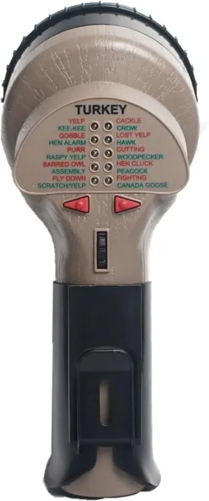 Cass Creek Mega Amp 20X Call, Loudest Handheld Electronic Hunting Caller, 120  dB Directional Sound, 20 Authentic Calls, Weather-Resistant, Compact and Easy to Carry