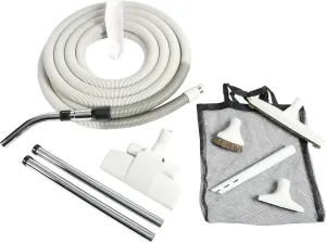 Cen-Tec Systems 93378 Central Vacuum Premium Kit with 35' Hose, Gray