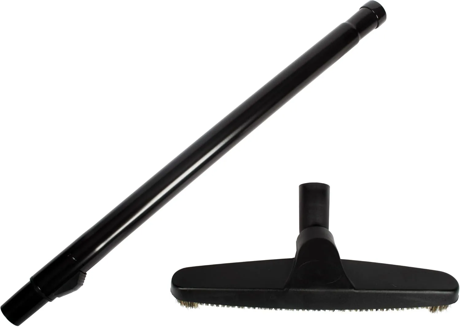 Cen-Tec Systems Telescopic Wand and 12" Natural Fill Floor Brush for Vacuums