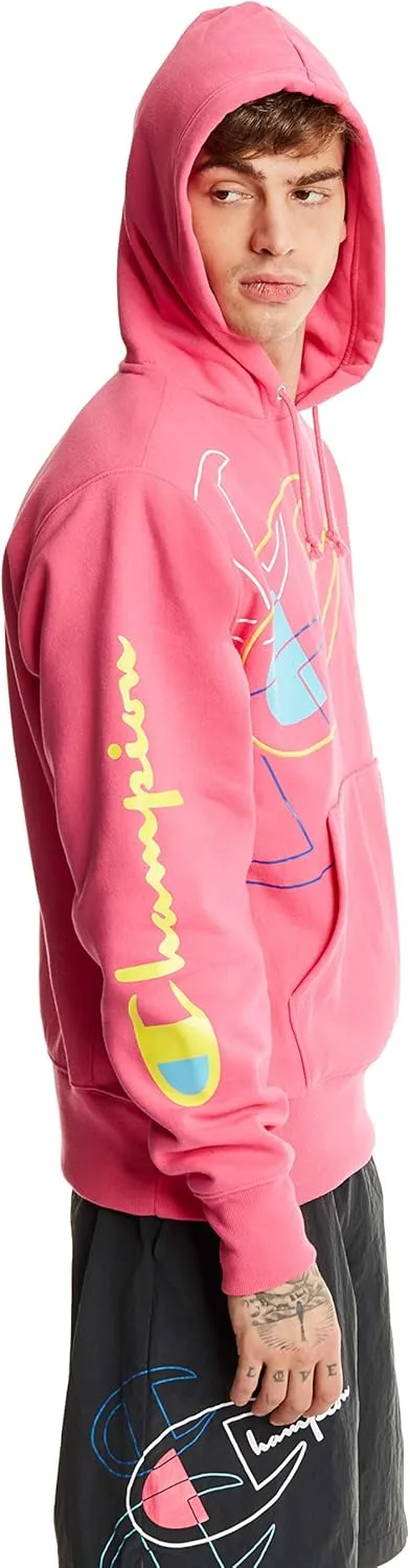 Champion Sweatshirt Reverse Weave, Hoodie for Mens, Multiple Graphics