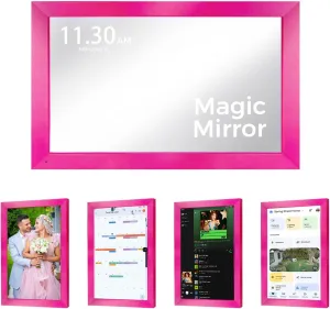Changing 10.1 Ceci Smart Display | Magic Mirror Picture Frame丨Google Calendar&HomeHub&Assistant丨Smart TV丨Gift for Girl丨Music Mirror丨 Replace The Traditional Mirror