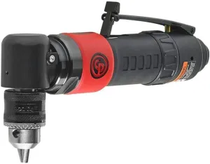 Chicago Pneumatic CP879C - Air Power Drill, 3/8 Inch (10 mm), Keyed Chuck, Angle Handle, 0.35 HP / 260 W, Stall Torque 3.2 ft. lbf / 4.4 NM, 2000 RPM, Hand Drill, Power Tools & Home Improvement