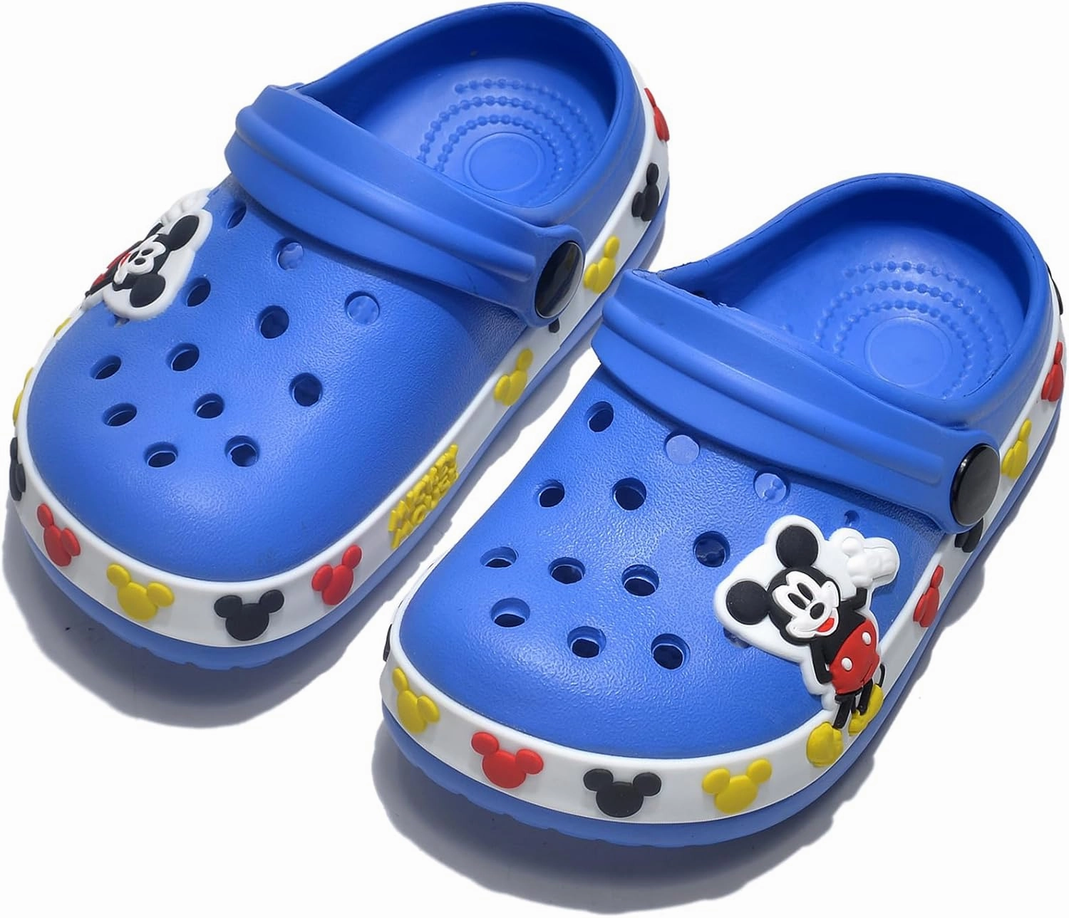 Children's Clogs Cute Cartoon Boys and Girls Garden Shoes Clogs Slippers Toddlers One-Foot Lightweight Beach Pool Sandals