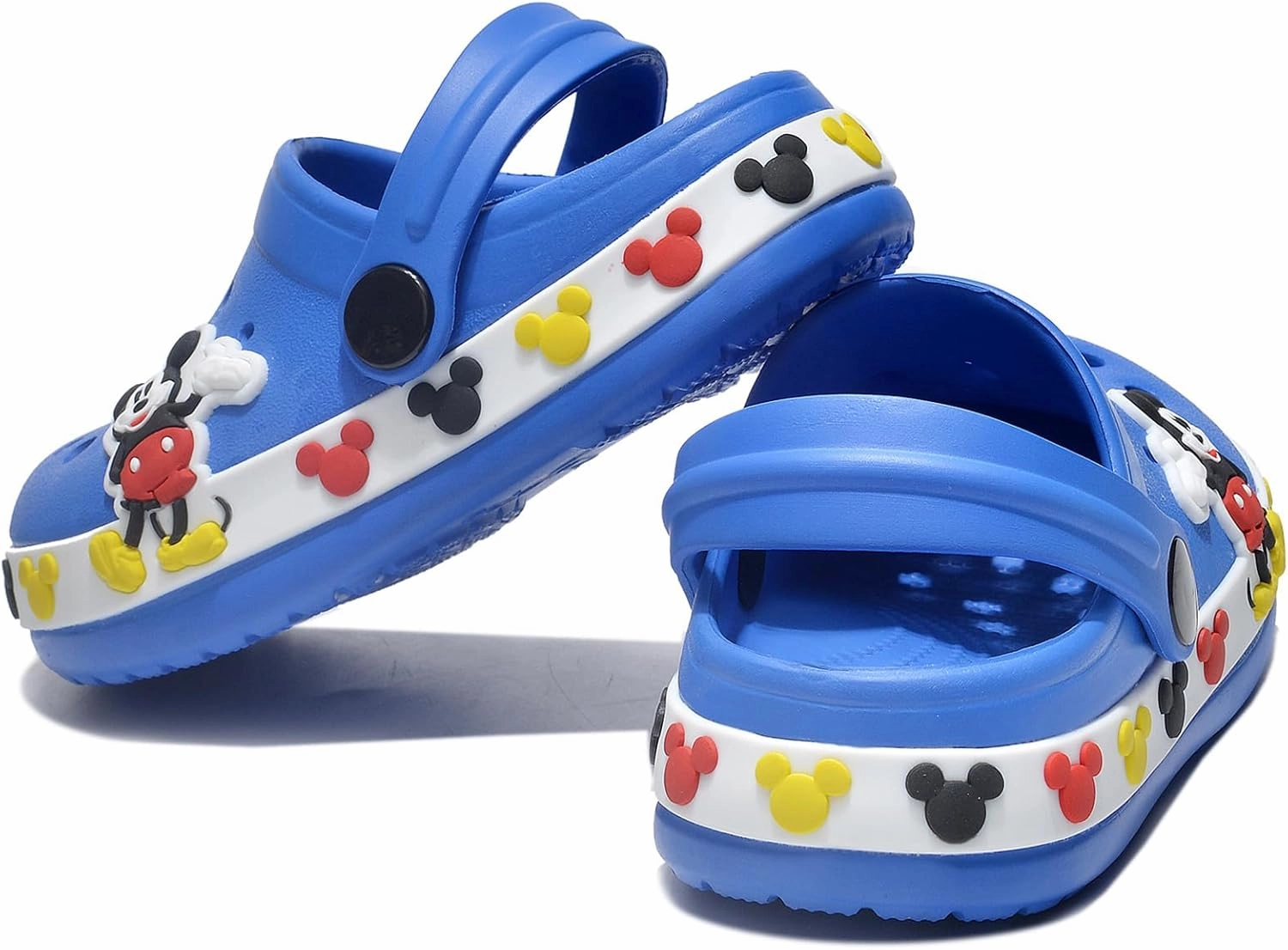 Children's Clogs Cute Cartoon Boys and Girls Garden Shoes Clogs Slippers Toddlers One-Foot Lightweight Beach Pool Sandals