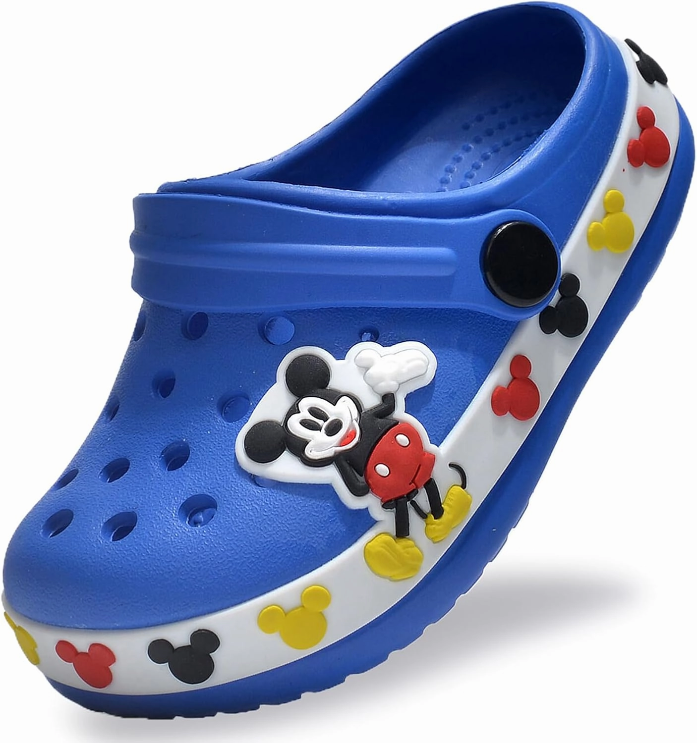 Children's Clogs Cute Cartoon Boys and Girls Garden Shoes Clogs Slippers Toddlers One-Foot Lightweight Beach Pool Sandals