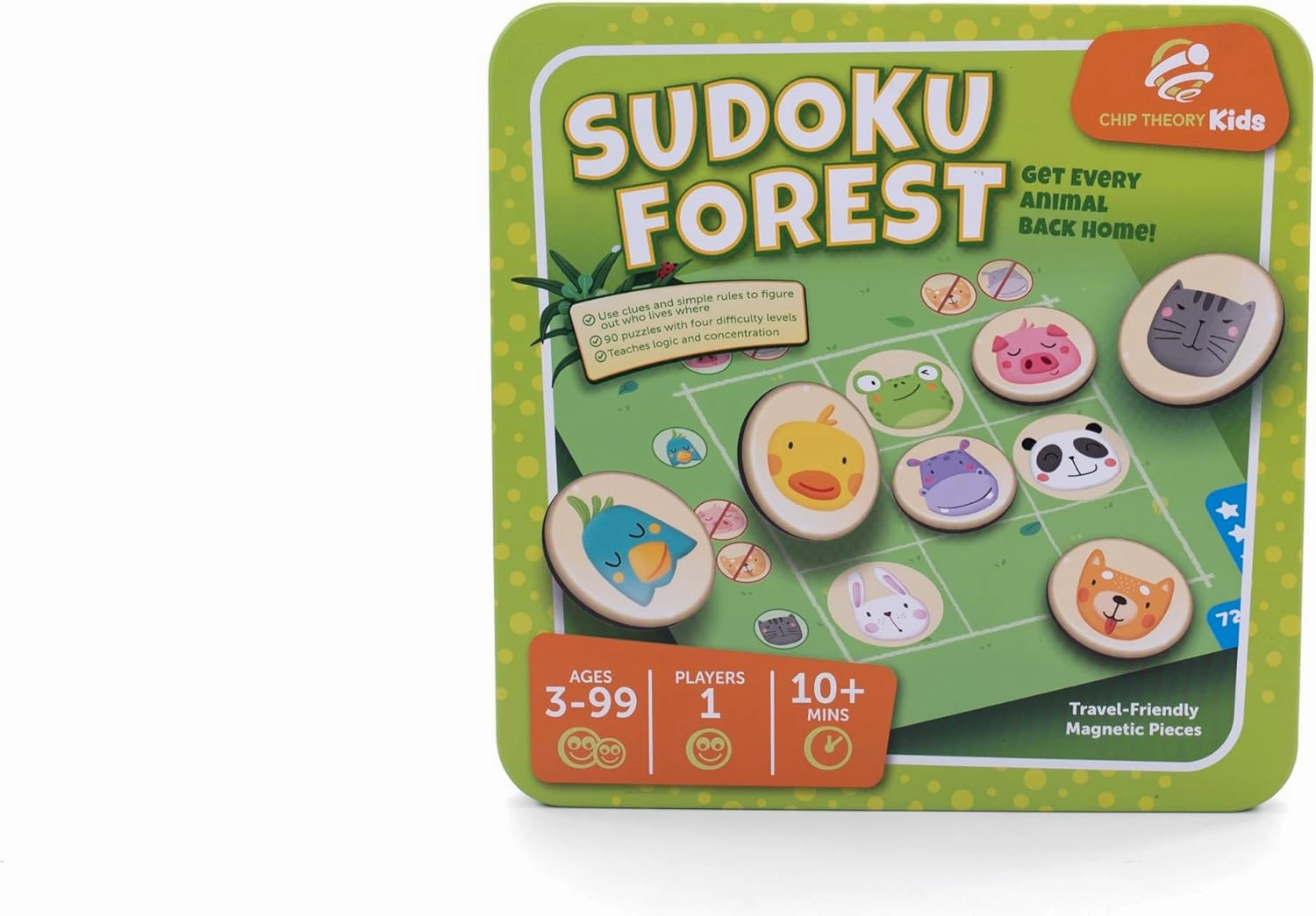 Chip Theory Games Kids Sudoku Forest, Sudoku for Kids Ages 3 , Puzzle Games for Children