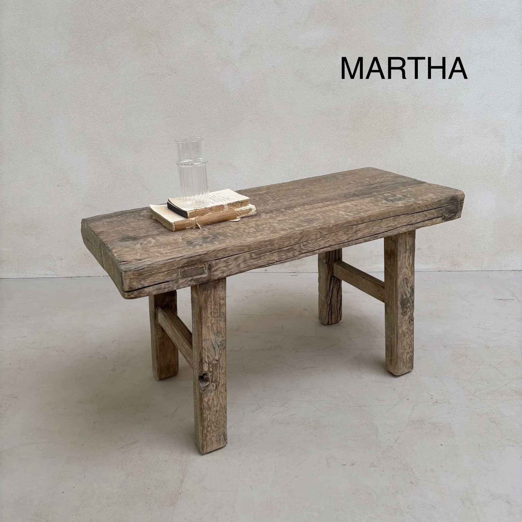 Choice of Rustic Antique Elm Bench