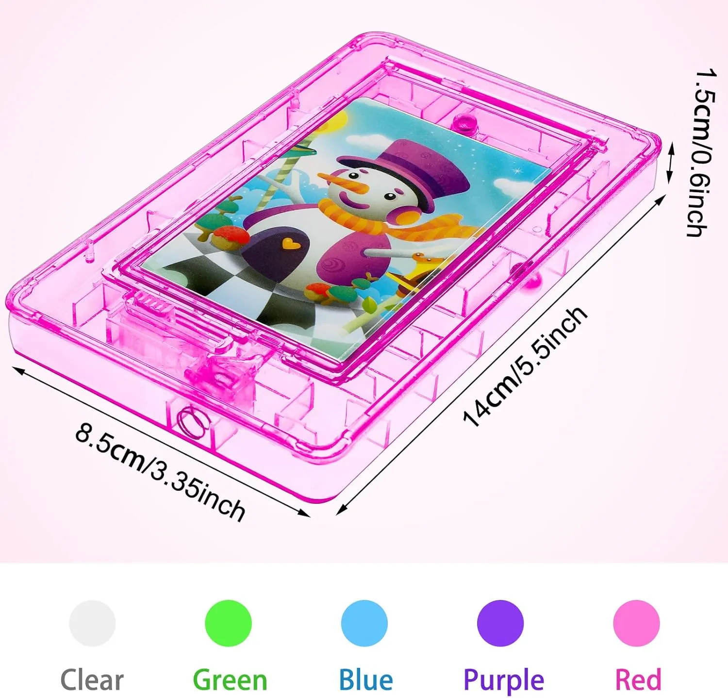 Civaner 10 Pieces Gift Card Puzzle Box Money Maze Gift Holder Plastic Puzzle Card Holder Intellectual Pinball Machine Game Fun Birthday Christmas Party Favors for Teens Adults(Pink)