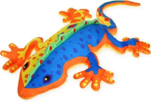 Civaner 22 Inches Realistic Lizard Stuffed Animal Plush Toy with Spots Colorful Gecko Stuffed Animal Sturdy Gecko Plush Reptilian Toy Huggable Birthday Gift for Little Person Teens (Yellow)