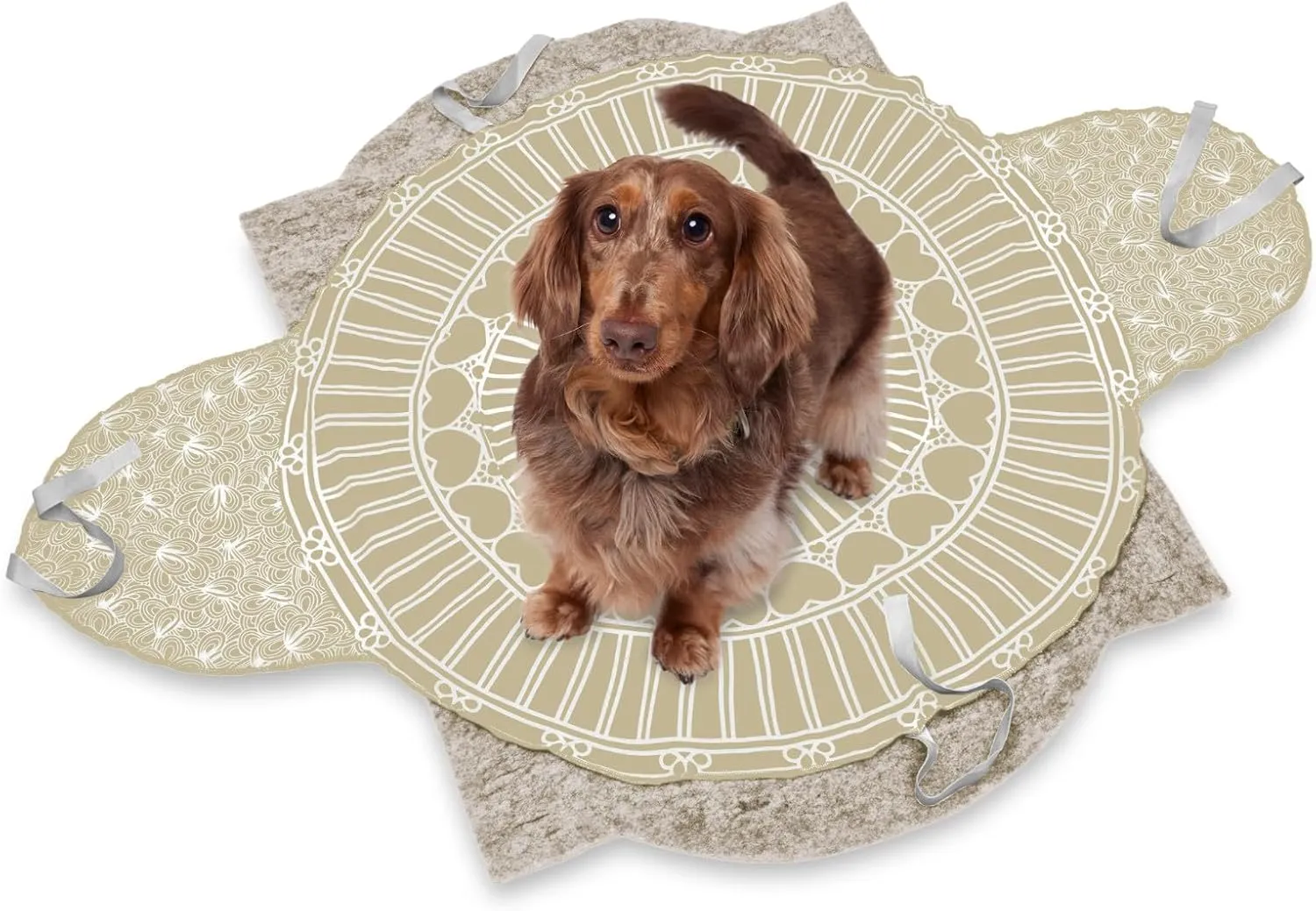 Cocoon® - Eco-Friendly Pet Burial & Cremation Ceremony Kit (Premium Wool) - Casket for Dogs and Cats (Choose Size & Color) (Small, Natural)