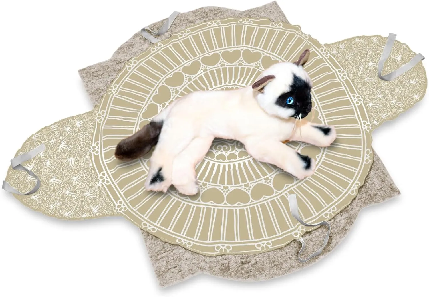 Cocoon® - Eco-Friendly Pet Burial & Cremation Ceremony Kit (Premium Wool) - Casket for Dogs and Cats (Choose Size & Color) (Small, Natural)