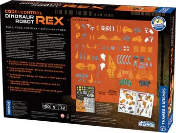 Code Control Dinosaur Robot: REX Age 8 