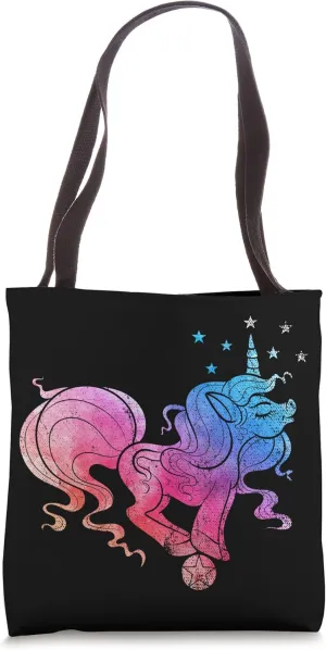 Colorful Fantasy Animal Magical Mythical Creature Unicorn Tote Bag