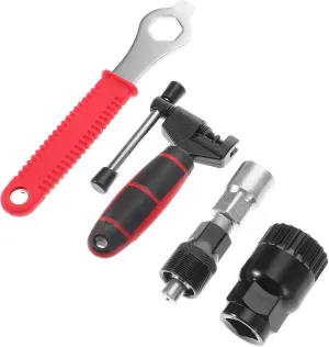 Compact Bike Repair Kit: Chain Tool Crank Remover Wrench Essential for Every '