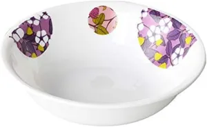 Corelle J410-BBFL CP-9177 Small Bowl, Plate, Shatter-Resistant, Lightweight, Microwave Safe, Oven Safe, Dishwasher Safe, Bonbon Flair