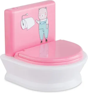Corolle Interactive Baby Doll Potty with 2 Sounds for Realistic Pretend Play, Fits 12" and 14" Dolls, Batteries Included