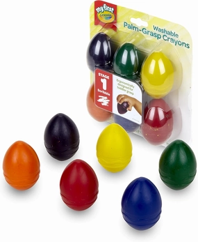 Crayola; My First Crayola; Palm-Grip Crayons; Art Tools; 6 Count; Designed for Toddlers