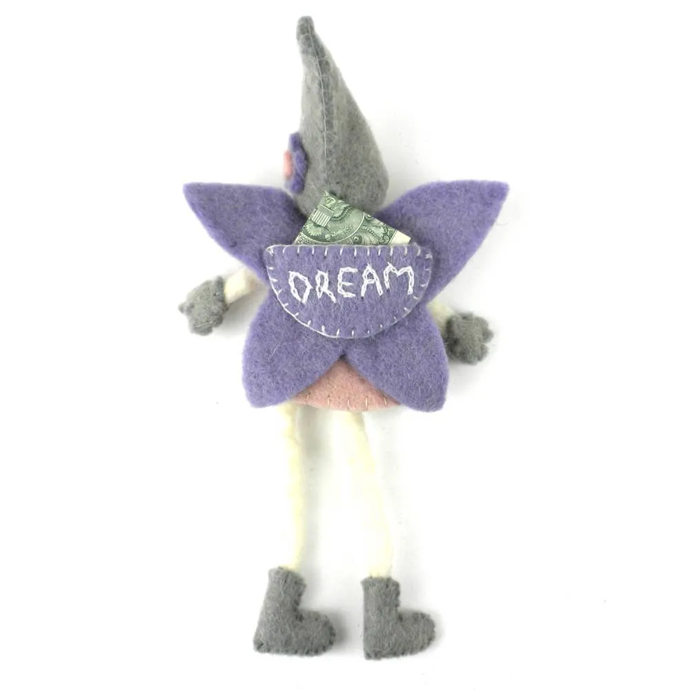 Cream Felt Tooth Fairy Pillow