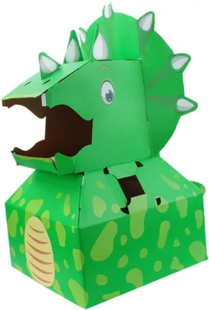 Creative Carton Cardboard Dinosaurs Dinosaur Birthday present Wearable Carton Dinosaur Clothes Funny