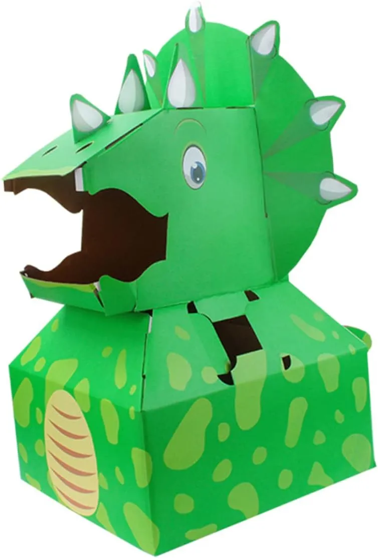 Creative Carton Cardboard Dinosaurs Dinosaur Birthday present Wearable Carton Dinosaur Clothes Funny