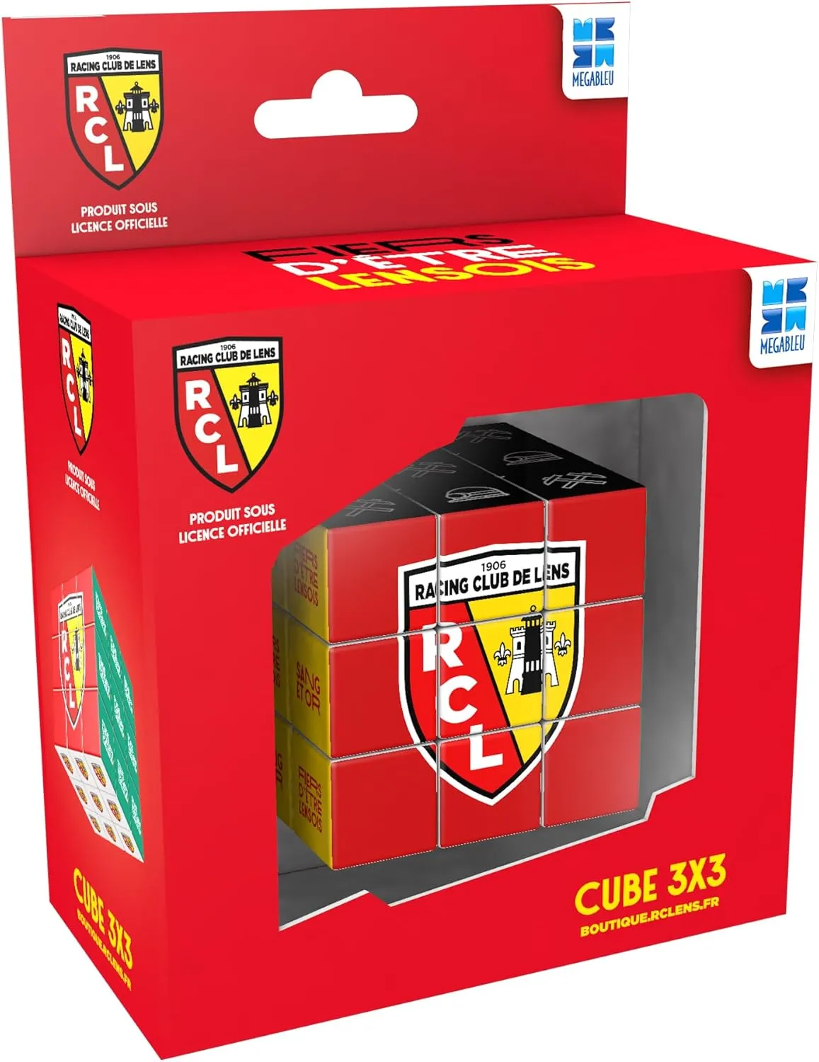 Cube 3 X 3 RC Lens, 678298, Red and Yellow