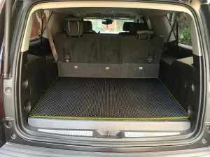 Custom Fit Cargo Trunk Mat for Chevrolet Suburban/GMC Yukon XL 2021—2025 - Odor-Resistant Boot Liner Tray (Yellow)