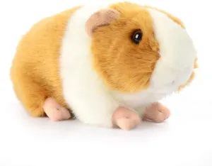 Cute Guinea Pig Plush Stuffed Animal Toys 7 Inch (Yellow   White)