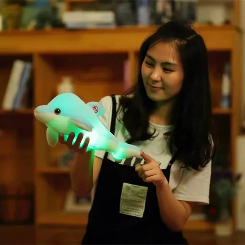 Cute Luminous Dolphin Plush Toy