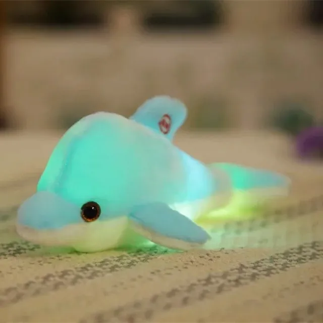 Cute Luminous Dolphin Plush Toy