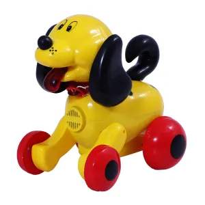 Cute Puppy Pull Along | Interactive pull toy | Toy for walking babies Toddler | Movement toy | Early learning  Pull toy | Toddler activity toy | For age 12  Months