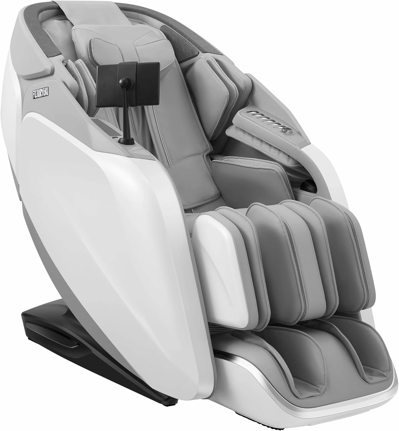 Cyber Relax Pro - 4D Dual Massage Robot Flex Frame SL Track Massage Chair (White)