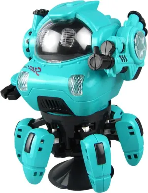 Dancing Robot Toy for Boys Interactive Robot Kit for Boys and Girls (abs Material Flexibility Creativity Parent-Child Bonding)