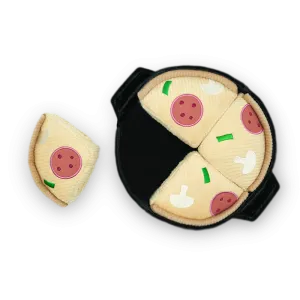 deep dish pizza enrichment toy