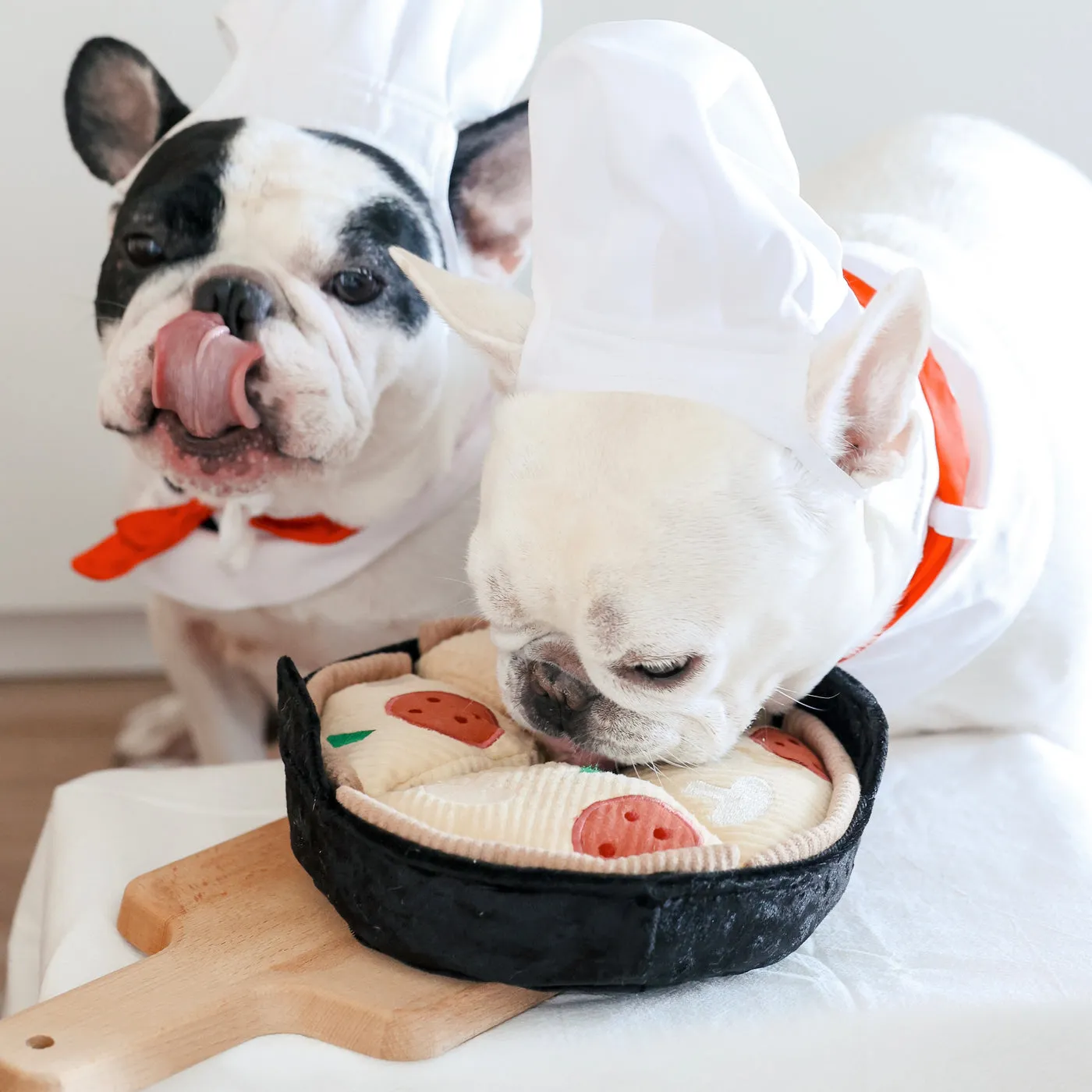 deep dish pizza enrichment toy
