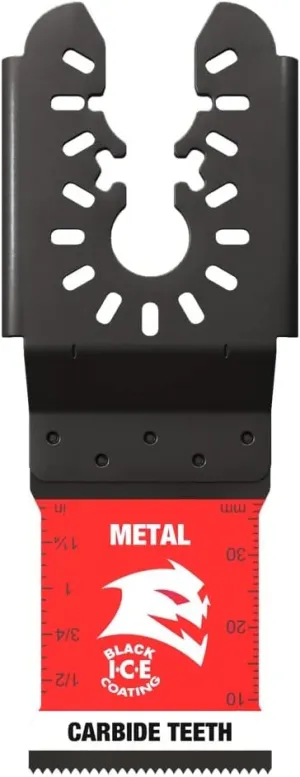 Diablo AMPED Steel Demon Universal Fit Carbide Oscillating Blade for Metal - 1-1/4" Cutting Width, 1-1/2" Cutting Depth, 3 - Pack - DOU125CF3