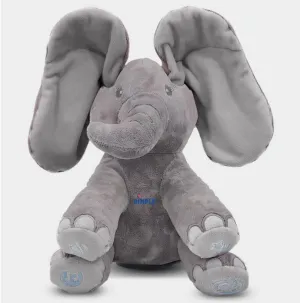 Dimple Emery Elephant Stuffed Animal Toy – 2025 Limited Edition – Animated Plush Grey Singing Elephant, Interactive Peek-a-Boo for Babies and Kids, Perfect for Toddlers, Ages 0 and up