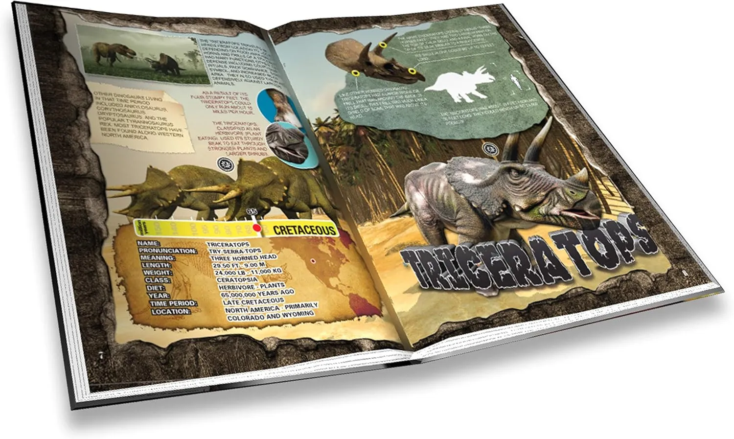 Dinosaurs 4D Interactive Smart Book and App