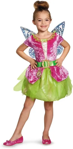 Disguise Disney Fairies Tinker Bell The Pirate Fairy Girls' Costume One Color, Small/4-6x