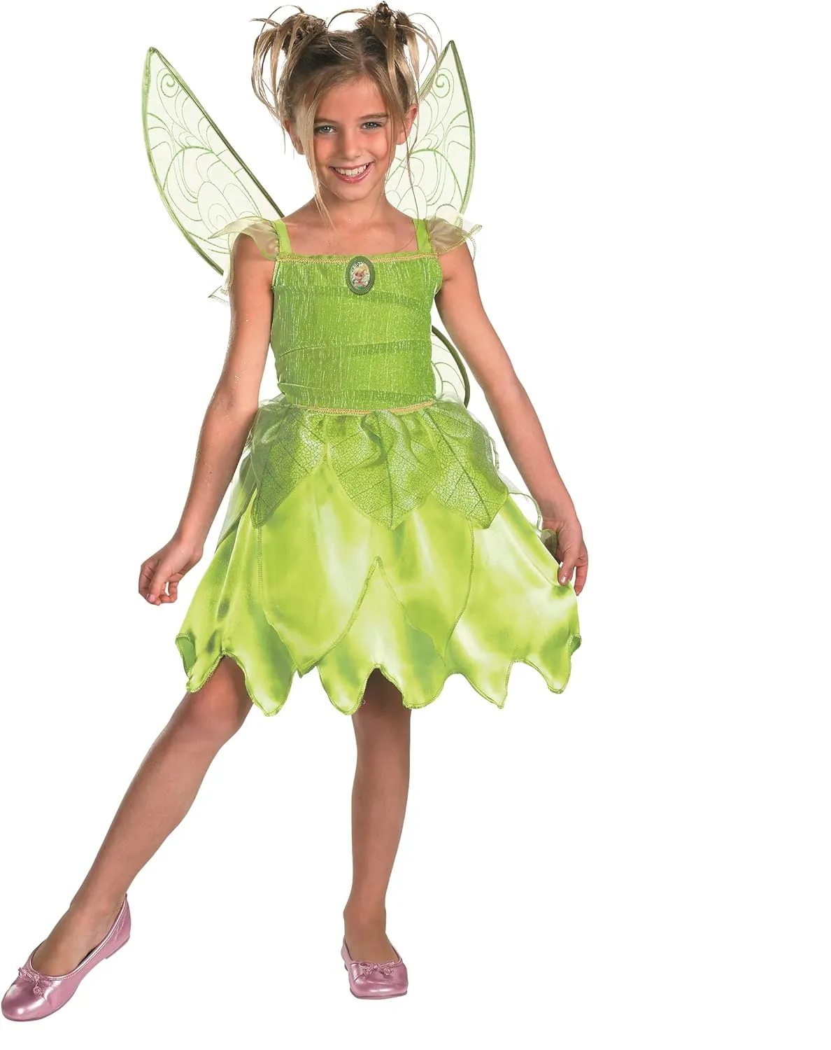Disguise Disney Tinker Bell and The Fairy Rescue Classic Girls' Costume, Small/4-6X