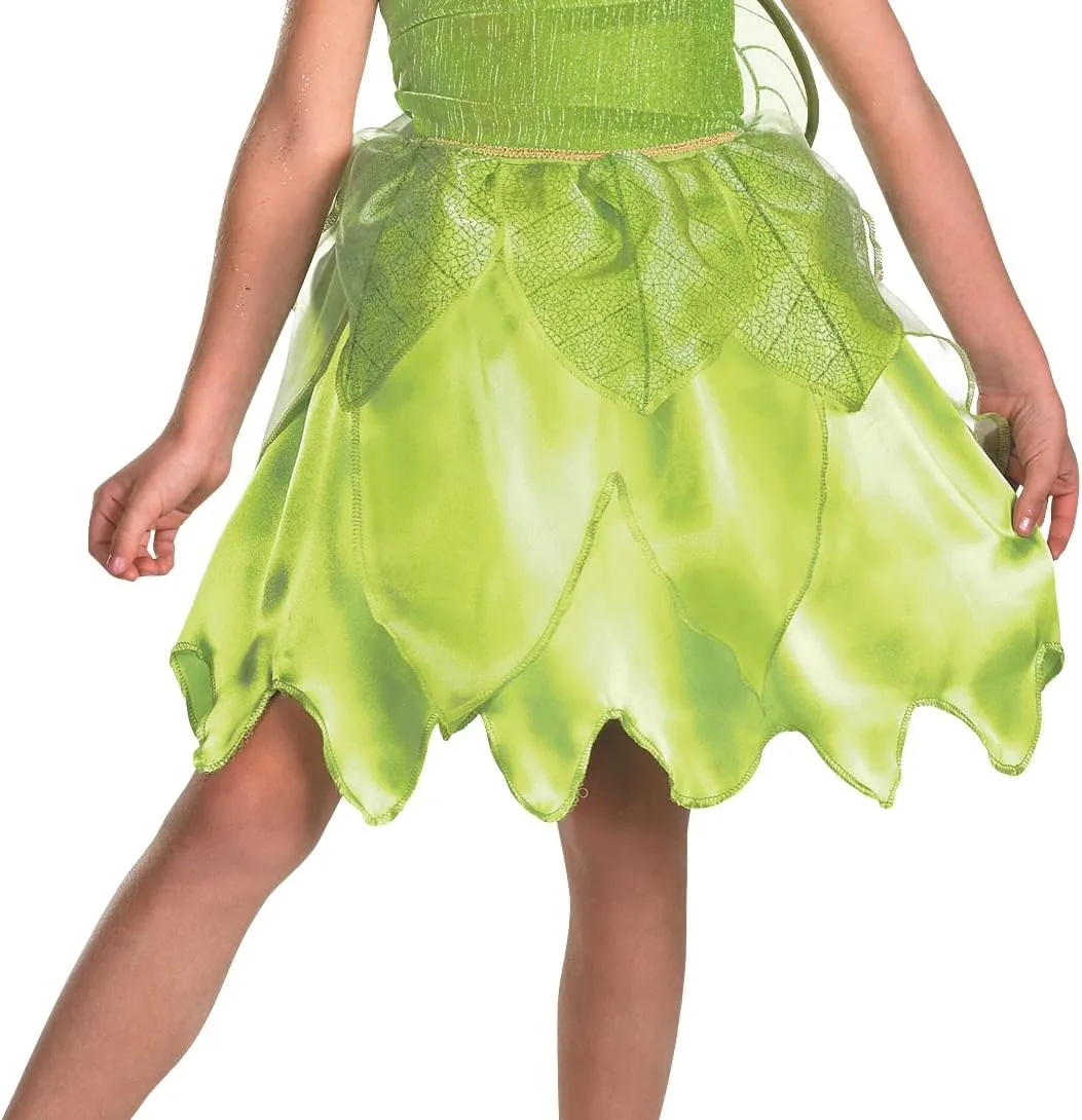 Disguise Disney Tinker Bell and The Fairy Rescue Classic Girls' Costume, Small/4-6X