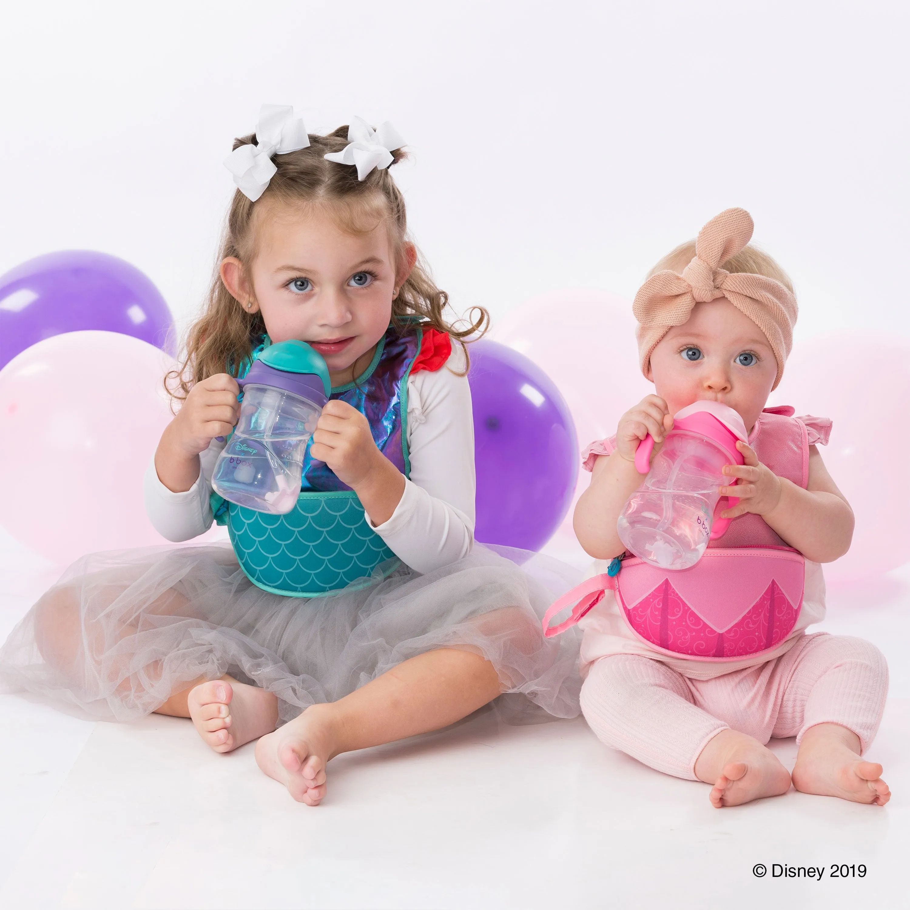 Disney - Aurora travel bib   flexible spoon