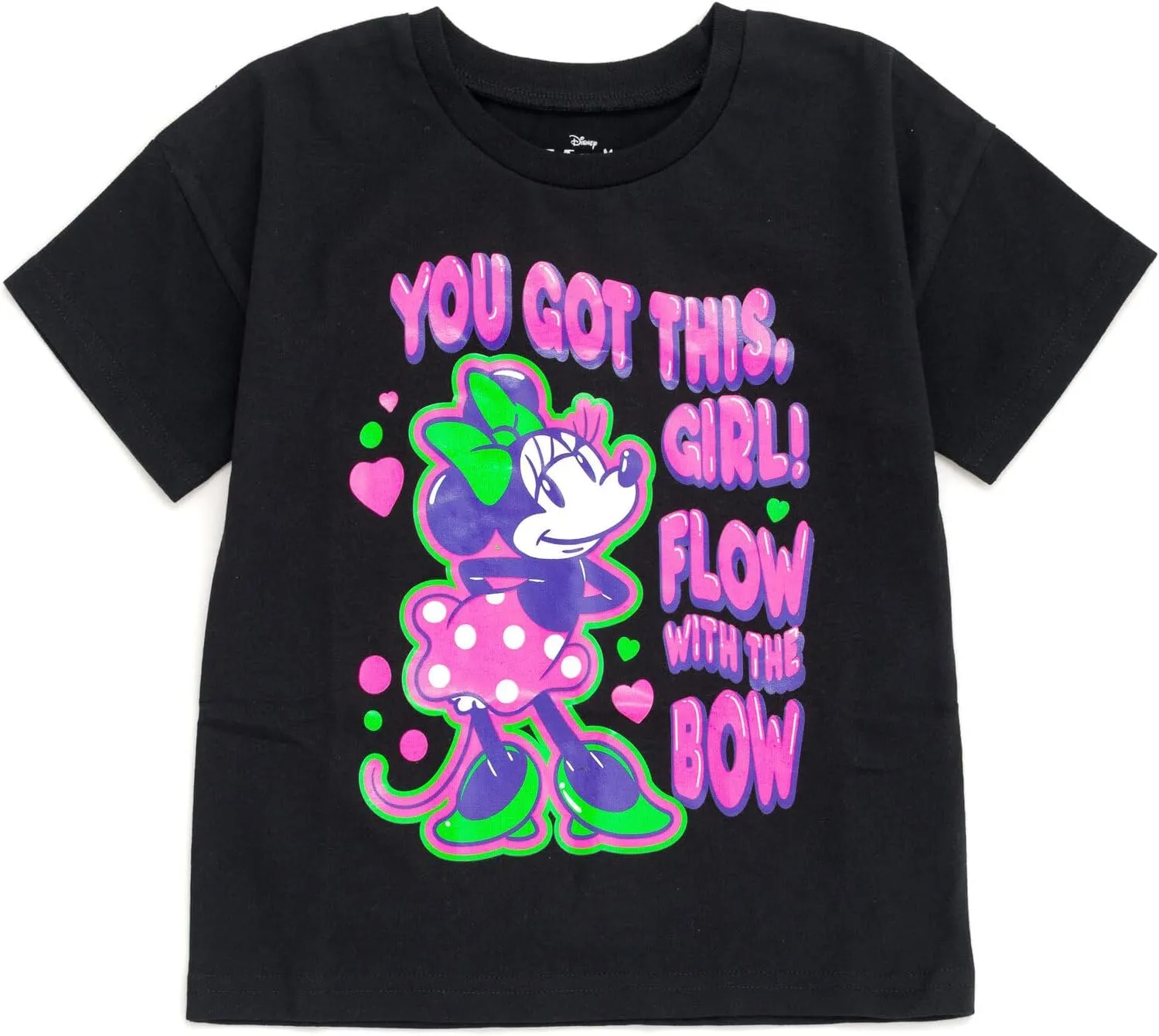 Disney Floral 2 Pack T-Shirts Infant to Big Kid Sizes (12 Months - 14-16)