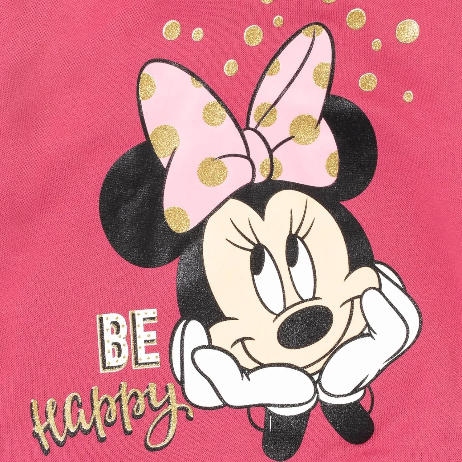 Disney Minnie Mouse Fleece Sweatshirt and Pants Outfit Set Newborn to Big Kid Sizes (Newborn - 14-16)