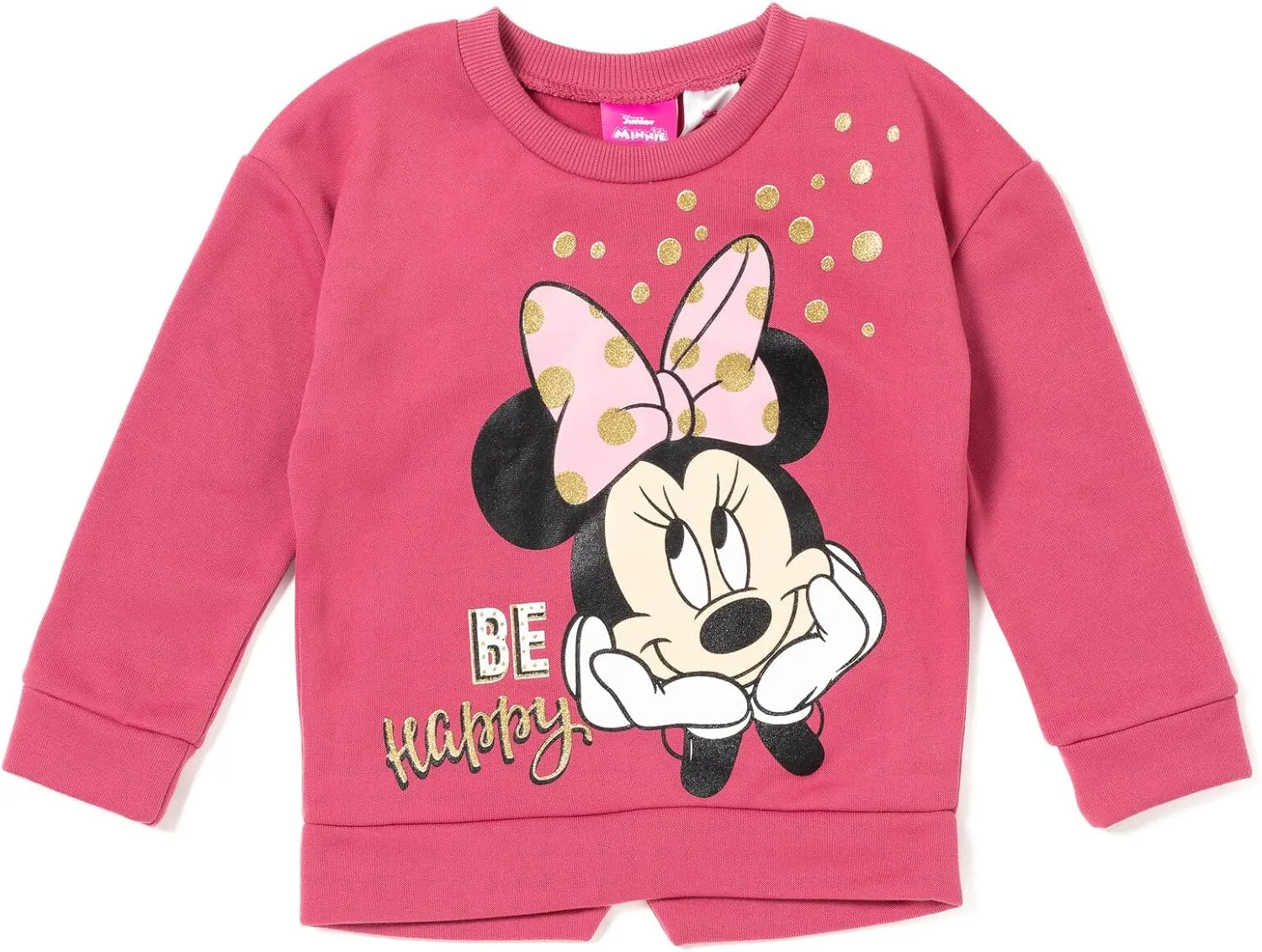 Disney Minnie Mouse Fleece Sweatshirt and Pants Outfit Set Newborn to Big Kid Sizes (Newborn - 14-16)