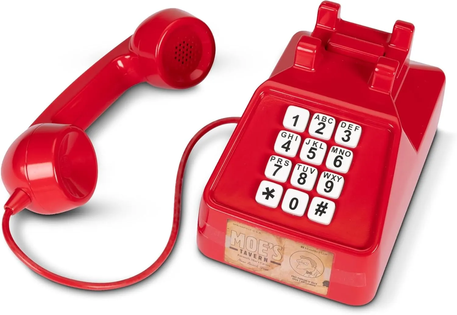 Disney The Simpsons Moe’s Prank Phone, Feature Iconic Telephone from Moe’s Tavern, Over 10 Prank Calls and Phrases