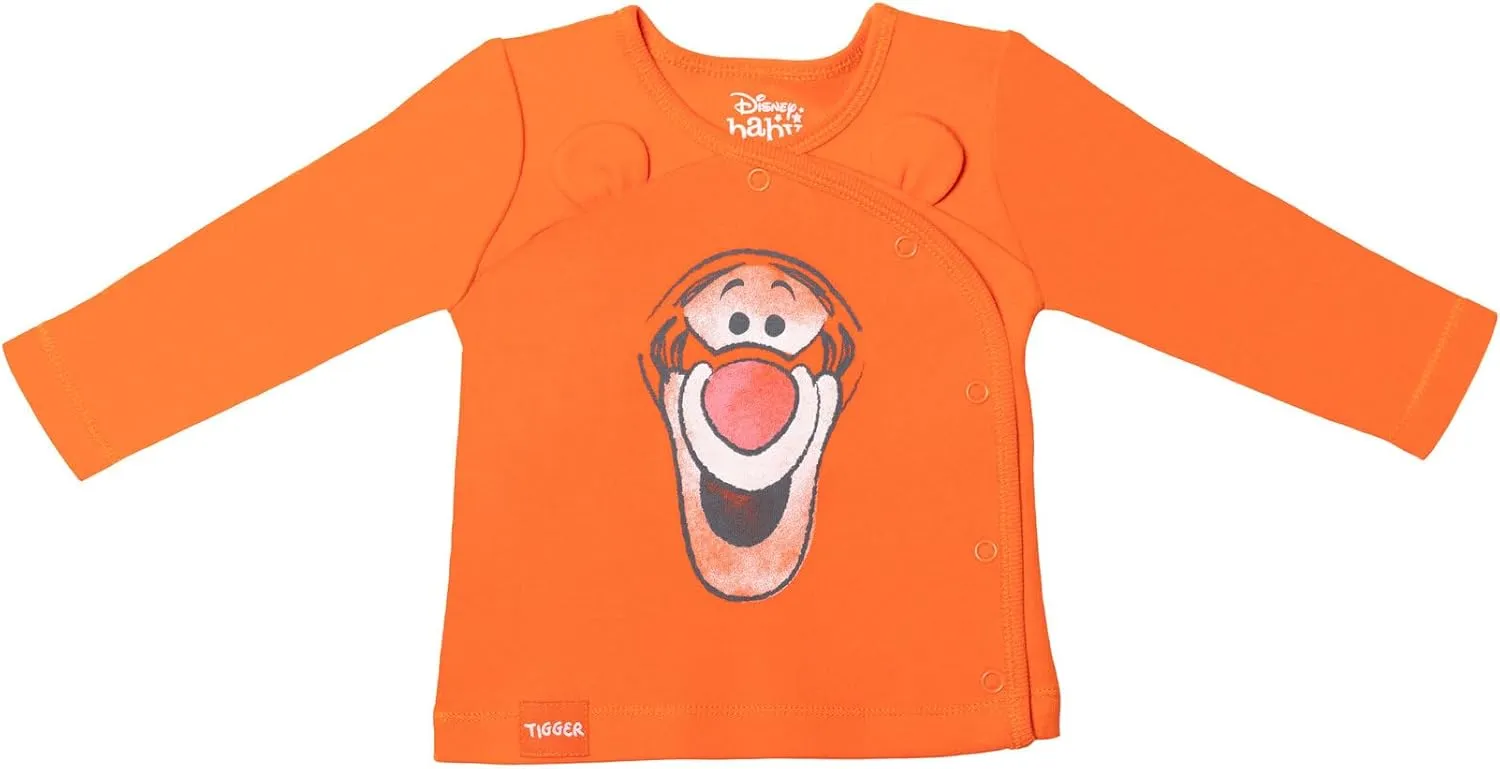 Disney Winnie the Pooh Tigger Baby Jacket Pants and Hat 3 Piece Outfit Set Newborn to Infant
