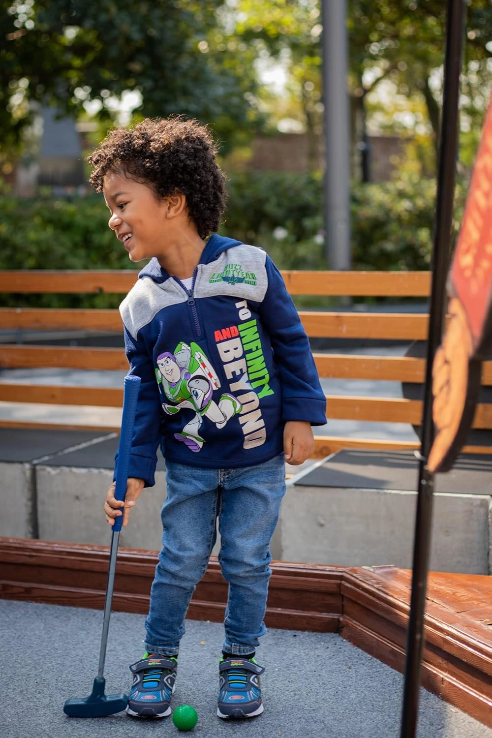 Disney Fleece Half Zip Hoodie Infant to Big Kid Sizes (12 Months - 18-20)