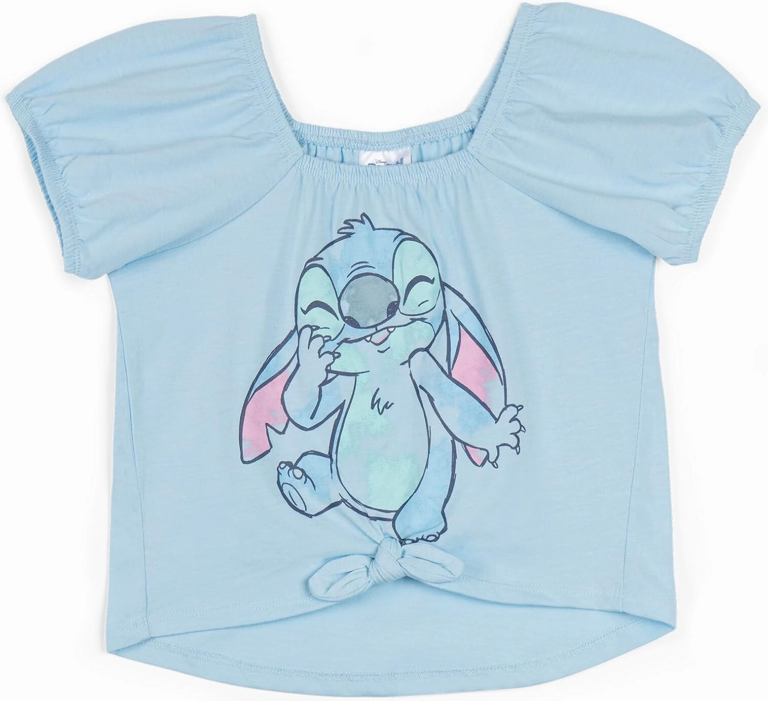 Disney Girls Square Neck T-Shirt and Smocked Skirt Outfit Set Toddler to Big Kid Sizes (2T - 14-16)