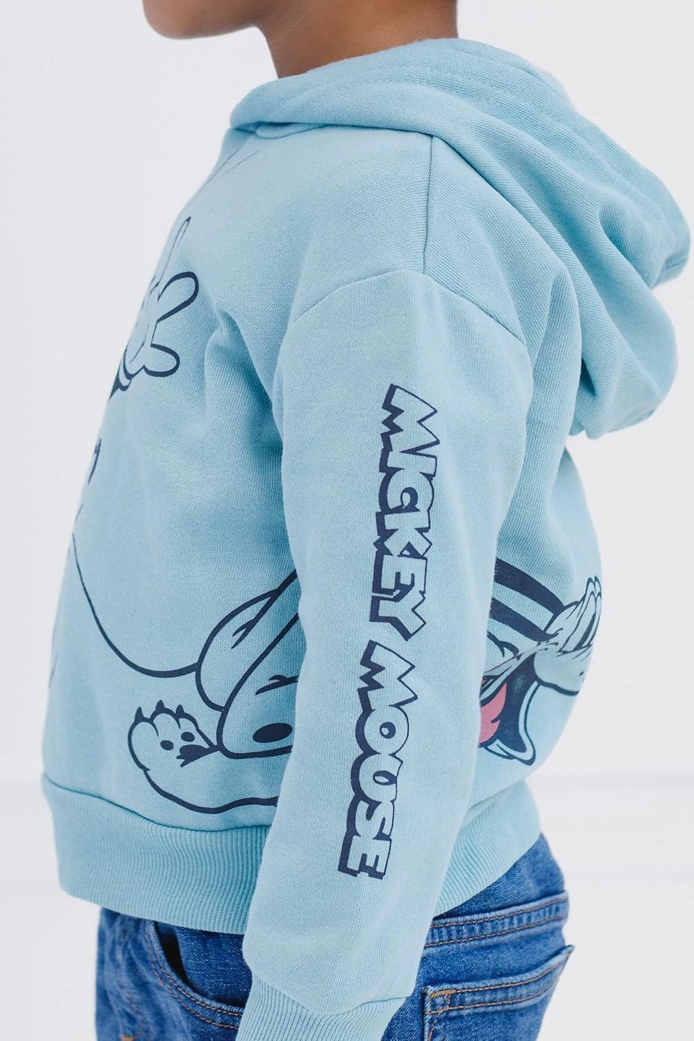 Disney Mickey Mouse Fleece Pullover Hoodie Infant to Big Kid Sizes (12 Months - 18-20)